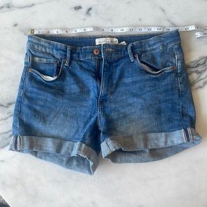 H&M Cuffed Jean Shorts